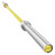 RitFit Elite 7ft Olympic Barbell, Robust 45lb Barbell for Weightlifting and Powerlifting, Superior Olympic Bar with Exceptional 500lbs Load Capacity, Weight Bar for 2” Standard Plates Sliver/Yellow