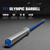 RitFit Elite 7ft Olympic Barbell, Robust 45lb Barbell for Weightlifting and Powerlifting, Superior Olympic Bar with Exceptional 500lbs Load Capacity, Weight Bar for 2” Standard Plates Sliver/Blue