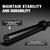 RitFit Elite 7ft Olympic Barbell, Robust 45lb Barbell for Weightlifting and Powerlifting, Superior Olympic Bar with Exceptional 500lbs Load Capacity, Weight Bar for 2” Standard Plates Black