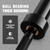 RitFit Elite 7ft Olympic Barbell, Robust 45lb Barbell for Weightlifting and Powerlifting, Superior Olympic Bar with Exceptional 500lbs Load Capacity, Weight Bar for 2” Standard Plates Black