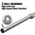 RitFit 7-foot Olympic Barbell Bar, General Purpose Weight Bar Suitable for Olympic Lifts and Power Lifts, 500LBS Capacity