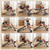 K KiNGKANG Adjustable Weight Bench,Multi-Functional Roman Chair for Full All-in-One Body Workout Hyper Back Extension and Sit up