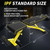 Adjustable Weight Bench,1000 LB Fast Folding Workout Bench for Home Gym Strength Training, Incline Decline Flat Utility Bench Press for Full Body Workout, Upright Storage Yellow Exercise Bench (Yellow)