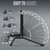 Mikolo 1200LB Weight Bench, Adjustable Workout Bench with Detachable Leg Support, Vertical Storage Space-Saving Exercise Bench for Home Gym, Incline Flat Decline Sit Up Bench for Full Body Fitness
