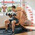 XDDIAS Workout Bench, 10 Backrests Adjustable Weight Bench with Extended Headrest, 800LBS Foldable Weight Bench for Home Gym, Incline Decline Flat Bench Compact for Small Space Training, Brown