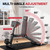JOROTO Adjustable Weight Bench for Home Gym, 1000 LBS Foldable Incline Decline Flat Workout Bench with Leg Extension & Back Extension, Exercise Preacher Curl Bench for Full Body Training, Red MD55