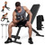 Adjustable Weight Bench for Home Gym, 600LBS Capacity Foldable Workout Bench with 7 Backrest Positions for Full Body Exercise, Compact for Small Spaces, Incline Decline Flat Bench with Quick Adjustment & Easy Folding