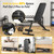 Adjustable Weight Bench for Home Gym, 600LBS Capacity Foldable Workout Bench with 7 Backrest Positions for Full Body Exercise, Compact for Small Spaces, Incline Decline Flat Bench with Quick Adjustment & Easy Folding