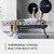 Finer Form Gym Quality Foldable Flat Bench for Multi-Purpose Weight Training and Ab Exercises - Free PDF Workout Chart Included