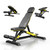 DONIUZ Heavy Duty Bench Adjustable Workout Bench Press Set for Home Gym Strength Training, Multi-Functional Roman Chair with Headrest, Max Load 1200 (DZ-025)