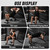 Weight Bench Press, Adjustable Workout Benches for Home Gym Dumbbell Exercise, 880 LB Stable Incline Decline Bench for Full Body Workout, 2 Sec Fast Folding Strength Training Sit up Bench