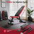 Nicepeople Adjustable Weight Bench up to 6.5'', Dual-Support Workout Bench & 10 Backrests for Chest Shoulders Arms for Home Gym, 660LBS Capacity but Compact and Foldable Strength Bench Apartment Room