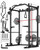 GarveeLife Power Cage, Multi-Functional Power Racks for Home Gym with Cable Crossover System, 1600 LBS Weight Capacity Fitness Squat Rack for Strength Workout with Training Attachment, Black