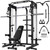 JELENS C21 Power Cage, 2000LBS Multi-Function Power Rack with Independent Dual Pulley System, All-in-One Squat Rack for Cable Crossover, Home Gym Workout Machine (Black, Bundle Set)