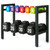 Kolovbe 20 IN Dumbbell Storage Rack, Weight Rack for Dumbbells, 2 Tier Adjustable Kettlebell Rack Shelf Weight holder for Home Gym Heavy-Duty 250LB Space-Saving (Rack Only)