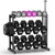 Adjustable Dumbbell Rack with Barbell & Weight Plate Holder, Supports Up to 1300LBS, Heavy Duty Multi-Function Home Gym Organizer, Floor-Friendly