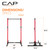 CAP Barbell Power Rack with Pull Up Bar & Attachments - Squat Rack & Strength Training Power Cage for Home Gym - Red