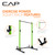 CAP Barbell Power Rack with Pull Up Bar & Attachments - Squat Rack & Strength Training Power Cage for Home Gym - Green