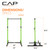 CAP Barbell Power Rack with Pull Up Bar & Attachments - Squat Rack & Strength Training Power Cage for Home Gym - Green