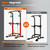 Trlakepreble Power Tower Pull Up Bar,Pull-Up Rack Dip Station,Height Adjustable Multi-functional Home Strength Training Gym Equipment, Save Space,People Below 6 feet