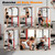 Trlakepreble Power Tower Pull Up Bar,Pull-Up Rack Dip Station,Height Adjustable Multi-functional Home Strength Training Gym Equipment, Save Space,People Below 6 feet
