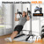 Power Tower Pull Up Station, Dip Station with Stable H-Shaped Base, Adjustable Height for Pull-Ups, Dips, Knee Raises & Calisthenics Training