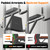 Power Tower Pull Up Station, Dip Station with Stable H-Shaped Base, Adjustable Height for Pull-Ups, Dips, Knee Raises & Calisthenics Training