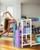 FHXZH 3-Tier Dumbbell Rack Stand Only - Adjustable Weight Rack for Home Gym, Heavy-Duty Weight Stand for Dumbbells Kettlebells Foam Roller Yoga Mats, Workout Equipment Storage Organizer With Hooks (White)