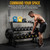 3-Tier Weight Rack, Dumbbell Kettlebell Rack 1100LB Capacity Weight Plate and Curl Bar Storage for Home Gym