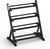 LIONSCOOL Adjustable Dumbbell Rack Stand, 4 Tier Heavy Duty Weight Storage Dumbbell Rack for Dumbbells & Kettlebells, Compact Space-Saving Organizer Stand for Home Gym, 1000+ LB Capacity