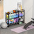 Dumbbell Rack 3-Tier Weight Stand Dumbbell Storage 50In Length For Home Gym Adjustable Spacing
