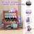 Dumbbell Rack,VOPEAK Weight Rack for Dumbbells, Weight Rack for Home Gym, Home Gym Storage Rack for Yoga Mat Kettlebells and Strength Training Equipment, Weight Storage Rack for Dumbbells with Wheels
