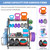 NBTORCH Dumbbell Rack - Weight Rack for Dumbbells, Home Gym Storage Rack for Yoga Mat, Dumbbells and Kettlebells, All in One Workout Equipment Storage with Caster Wheels (Hold Up to 450 Lbs)