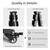 LIONSCOOL Premium Steel Dumbbell Rack Only, with Side Racks Not Fit for Neoprene/Vinyl Coated Dumbbells (Large, 700 LBS)