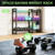 800LBS Capacity Multifunctional Home Gym Storage Rack with Side Hooks, Heavy Duty Adjustable Weight Storage Rack for Dumbbells Kettlebells Yoga Mat, Space Saving Workout Equipment Storage Organizer