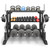 3-Tier Dumbbell Rack, 1200LB Capacity Adjustable Weight Rack for Home Gym, Heavy-Duty Weight Stand for Dumbbells Kettlebells & Weight Plates(Rack Only)