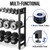 3 Tier Dumbbell Rack, Weight Rack for Home Gym, 390 lb Capacity
