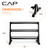 CAP 51-Inch 3-Tier Dumbbell Rack for Home Gym, Heavy-Duty Steel Weight Storage Rack for Hex Dumbbells, Holds 5lb - 50lb Pairs