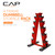CAP Dumbbell Rack for Home Gym, 5-Tier Hex Dumbbell Weight Rack Stand, Heavy-Duty Steel Space-Saving Storage Rack, Red, Holds 5-25lb Pairs, 150lb Capacity