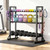 3 Tier Adjustable Dumbbell Rack Stand, Heavy Duty Carbon Steel Weight Storage Organizer for Home Gym, Easy Assembly, 450 lb Capacity for Dumbbells & Kettlebells (Dumbbell Rack Stand Only)
