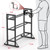 3 Tier Adjustable Dumbbell Rack Stand, Heavy Duty Carbon Steel Weight Storage Organizer for Home Gym, Easy Assembly, 450 lb Capacity for Dumbbells & Kettlebells (Dumbbell Rack Stand Only)