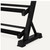 Amazon Basics 3-Tier Adjustable Dumbbell Weight Rack, Sturdy Steel Stand Only, Black