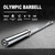 LIONSCOOL 7ft Olympic Barbell (Silver Chrome, 1500LBS, No Center Knurl)