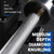 LIONSCOOL 7ft Olympic Barbell (Silver Chrome, 700LBS, Center Knurl)