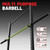 7FT Olympic Barbell 45 lb Barbell 2 INCH 1000lbs Capacity Olympic Bar with Moderate Knurling For Squats Curls Deadlifts Green