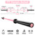 RICHUANG 7ft Olympic Barbell Weight Bar for Weightlifting,Powerlifting,CrossFit Training,500 lbs Max Load Capacity,Q235 Steel,2 Inch Olympic Strength Training Bar for Home Gym,Exercises Fitness Equipment 500LBS-Pink