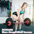 RICHUANG 7ft Olympic Barbell Weight Bar for Weightlifting,Powerlifting,CrossFit Training,500 lbs Max Load Capacity,Q235 Steel,2 Inch Olympic Strength Training Bar for Home Gym,Exercises Fitness Equipment 500LBS-Pink