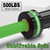 RICHUANG 7ft Olympic Barbell Weight Bar for Weightlifting,Powerlifting,CrossFit Training,500 lbs Max Load Capacity,Q235 Steel,2 Inch Olympic Strength Training Bar for Home Gym,Exercises Fitness Equipment 500LBS-Green