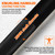 Fitvids 7ft Olympic Barbell 45LBS for Weightlifting and Powerlifting, 2 Inch Strength Training Bar with Needle Bearings, Black