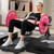 RitFit Barbell Weight Set - 4/6FT Olympic Barbell with Weight Plates (55-115LB Total) - Weightlifting Equipment for Squats, Curls, Deadlifts, Presses, Hip Thrusts 4FT Pink Bar with 85LB Plates